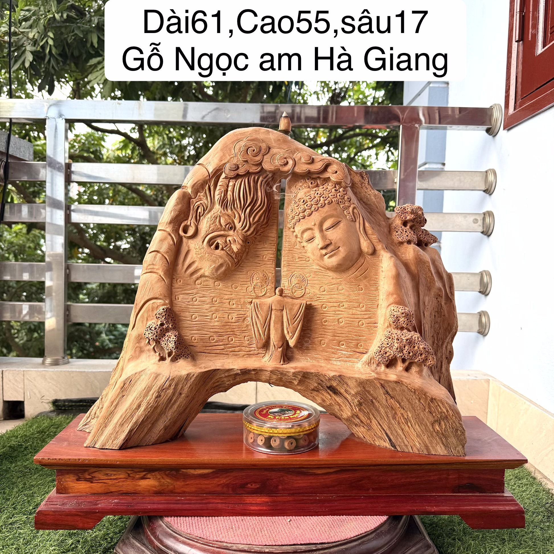 Thiện Ac (gỗ Ngọc Am Ta chuẩn Hà Giang)