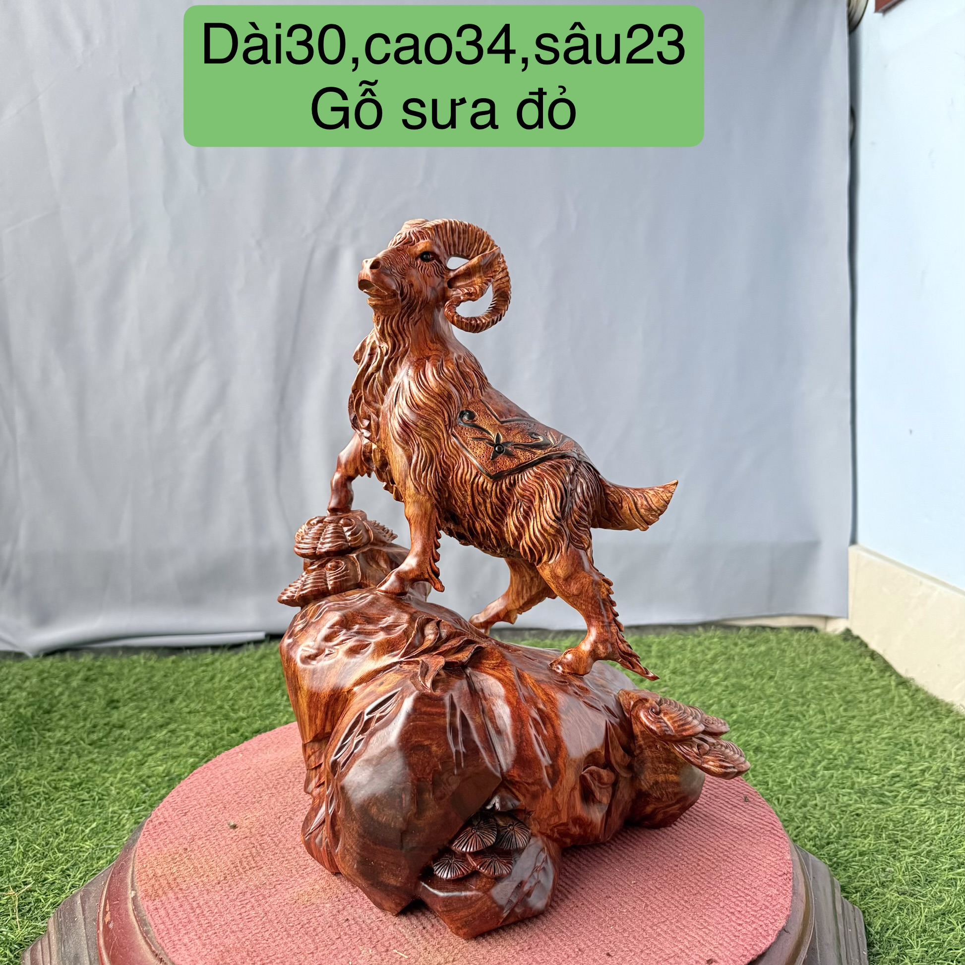 Nhất dương - gỗ sửa đỏ bắc liền khối 100%